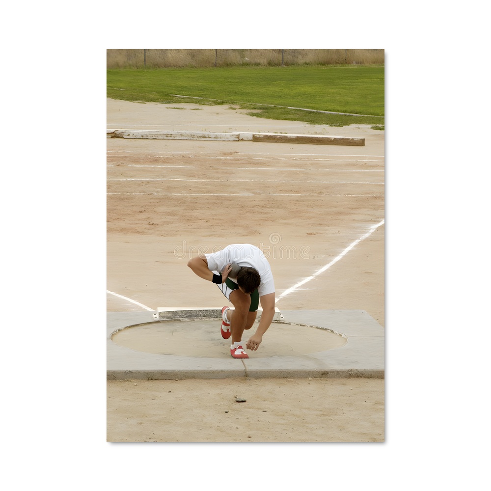 Poster Shot put